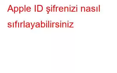 Apple ID şifrenizi nasıl sıfırlayabilirsiniz