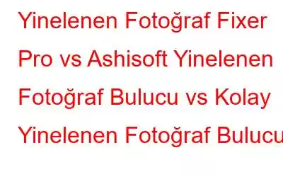 Yinelenen Fotoğraf Fixer Pro vs Ashisoft Yinelenen Fotoğraf Bulucu vs Kolay Yinelenen Fotoğraf Bulucu