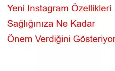 Yeni Instagram Özellikleri Sağlığınıza Ne Kadar Önem Verdiğini Gösteriyor