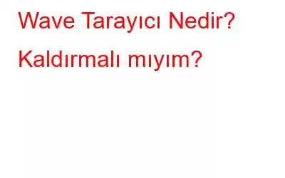 Wave Tarayıcı Nedir? Kaldırmalı mıyım?