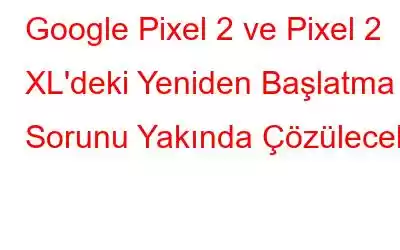 Google Pixel 2 ve Pixel 2 XL'deki Yeniden Başlatma Sorunu Yakında Çözülecek