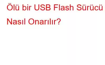 Ölü bir USB Flash Sürücü Nasıl Onarılır?