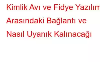 Kimlik Avı ve Fidye Yazılımı Arasındaki Bağlantı ve Nasıl Uyanık Kalınacağı