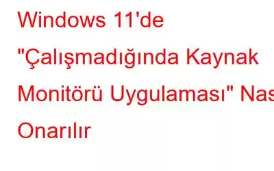 Windows 11'de 