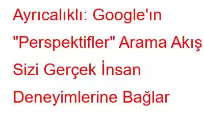 Ayrıcalıklı: Google'ın 