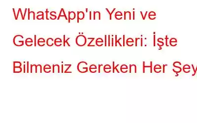 WhatsApp'ın Yeni ve Gelecek Özellikleri: İşte Bilmeniz Gereken Her Şey