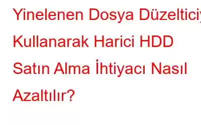 Yinelenen Dosya Düzelticiyi Kullanarak Harici HDD Satın Alma İhtiyacı Nasıl Azaltılır?