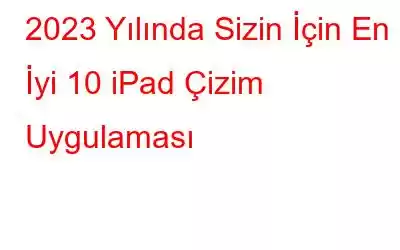 2023 Yılında Sizin İçin En İyi 10 iPad Çizim Uygulaması