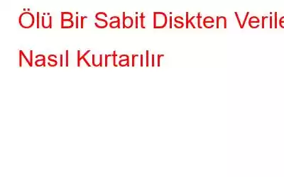 Ölü Bir Sabit Diskten Veriler Nasıl Kurtarılır