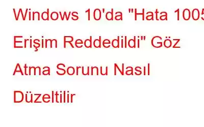 Windows 10'da 