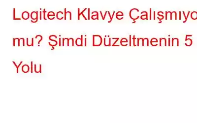 Logitech Klavye Çalışmıyor mu? Şimdi Düzeltmenin 5 Yolu