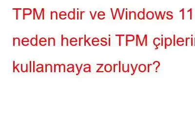 TPM nedir ve Windows 11 neden herkesi TPM çiplerini kullanmaya zorluyor?