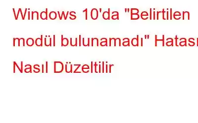 Windows 10'da 