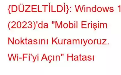 {DÜZELTİLDİ}: Windows 10 (2023)'da 