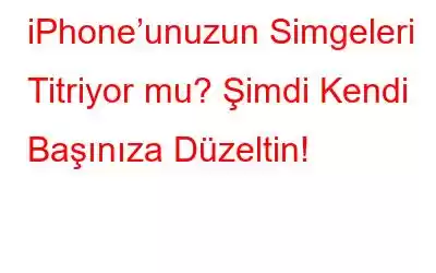 iPhone’unuzun Simgeleri Titriyor mu? Şimdi Kendi Başınıza Düzeltin!