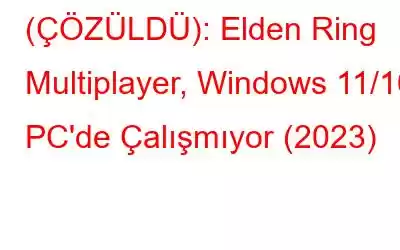 (ÇÖZÜLDÜ): Elden Ring Multiplayer, Windows 11/10 PC'de Çalışmıyor (2023)