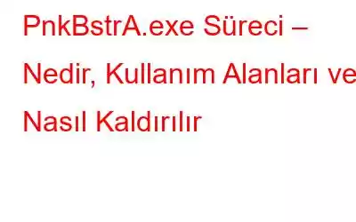 PnkBstrA.exe Süreci – Nedir, Kullanım Alanları ve Nasıl Kaldırılır