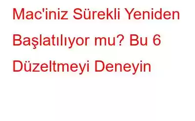 Mac'iniz Sürekli Yeniden Başlatılıyor mu? Bu 6 Düzeltmeyi Deneyin