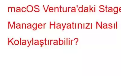 macOS Ventura'daki Stage Manager Hayatınızı Nasıl Kolaylaştırabilir?