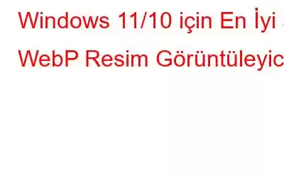 Windows 11/10 için En İyi 5 WebP Resim Görüntüleyici