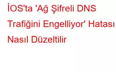 İOS'ta 'Ağ Şifreli DNS Trafiğini Engelliyor' Hatası Nasıl Düzeltilir