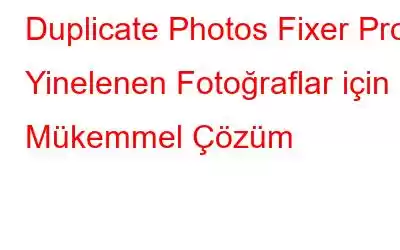 Duplicate Photos Fixer Pro: Yinelenen Fotoğraflar için Mükemmel Çözüm